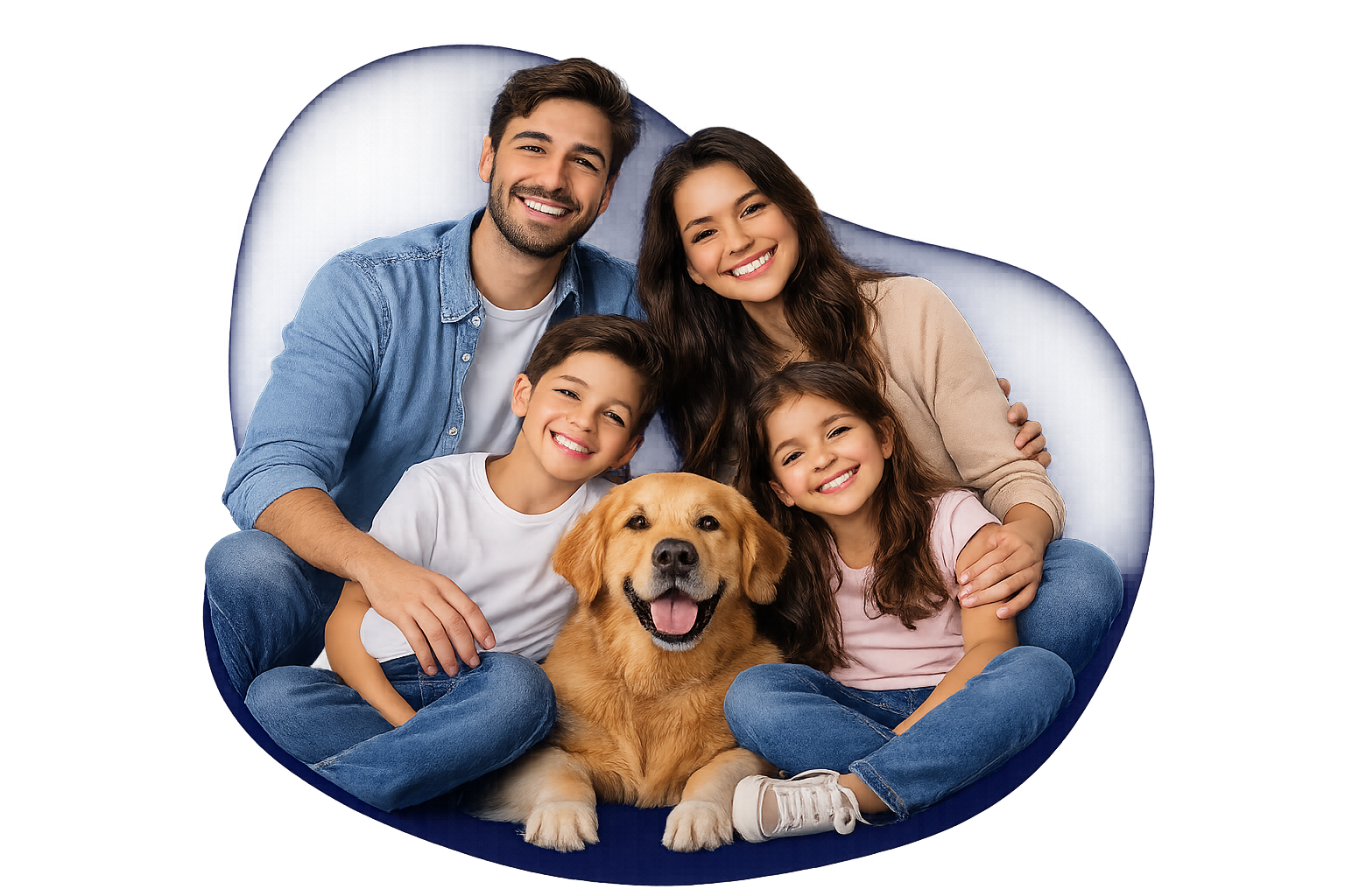 Família conectada com Netfuturama